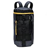 Gear Polyester 45 cms Grey and Yellow Travel Duffle (New MAXIS DUFFELL Cum Backpack) (METDFNMXS0412)