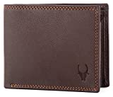 WildHornÂ® RFID Protected Genuine High Quality Leather Wallet for Men (Brown)