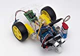 Witkali Obstacle Avoiding 3 Wheel Smart Car Using Ultrasonic Sensor (Complete Ready Project kit)