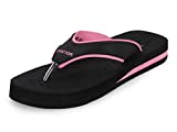 DOCTOR EXTRA SOFT Women's Black Pink Ortho Slipper - 6 UK