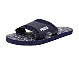 Puma Unisex Adult Stellar Slide Idp Peacoat-Silver Flip-Flops-8 UK (42 EU) (9 US) (37329402_8)