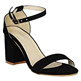 SHOFIEE Women's Black Fashion Sandal - 5 UK