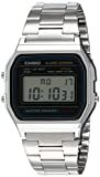 Casio Vintage Series Digital Grey Small Rectangle Dial Unisex Watch - A-158WA-1Q