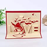 Wowobjects Love Valentine's Day Greeting Card Creative 3D Love Tree Card