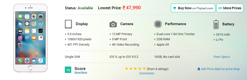 Apple iphone 6s Plus