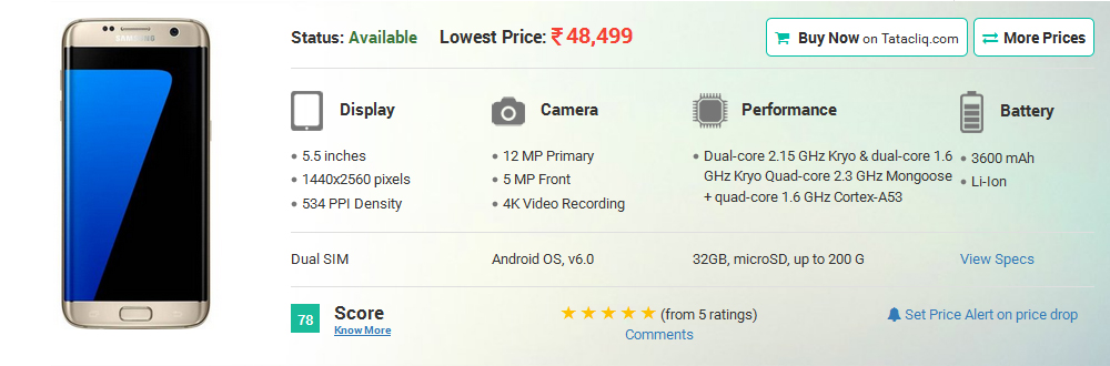 Samsung Galaxy S7 Edge