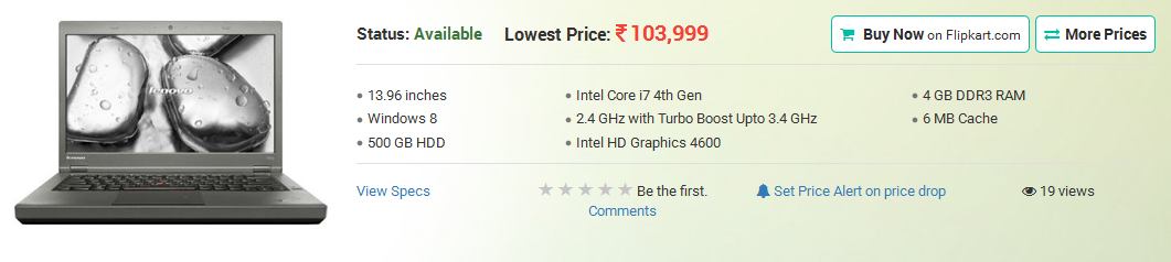 Lenovo ThinkPad T440P