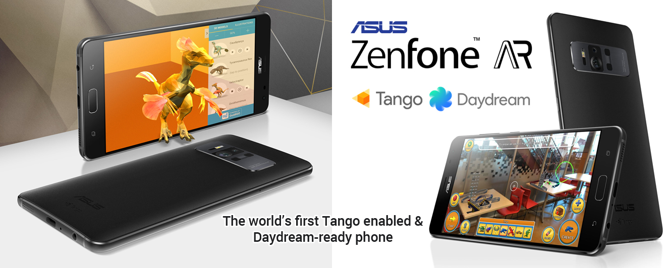 Asus Zenfone AR is the World’s First Smartphone with Tango-Daydream