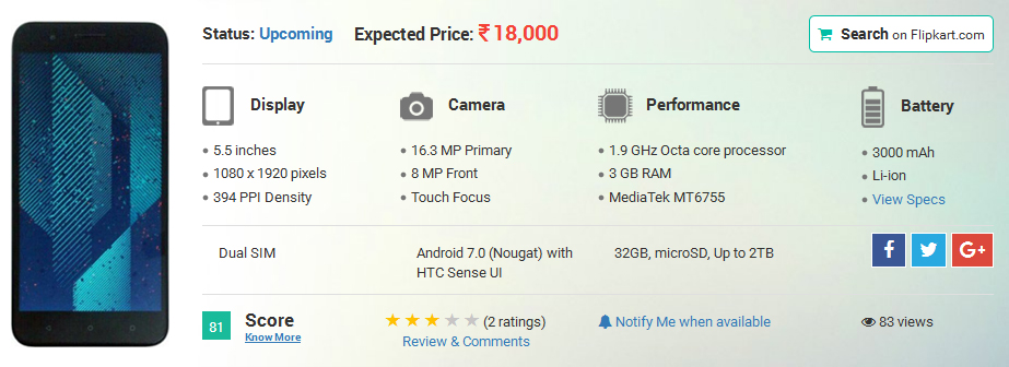 HTC to Release a 5.5-inch One X10 Phablet in Q1