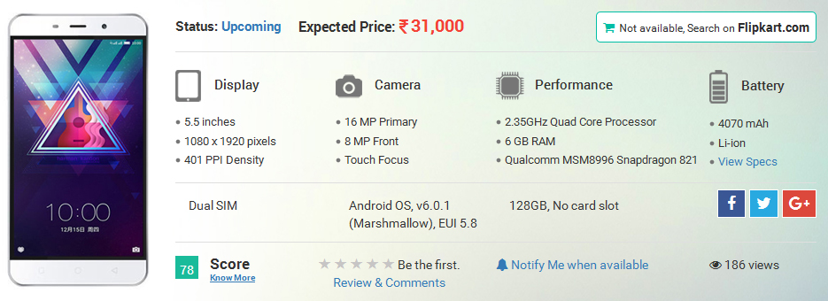 Coolpad Cool S1 Coming this May in India