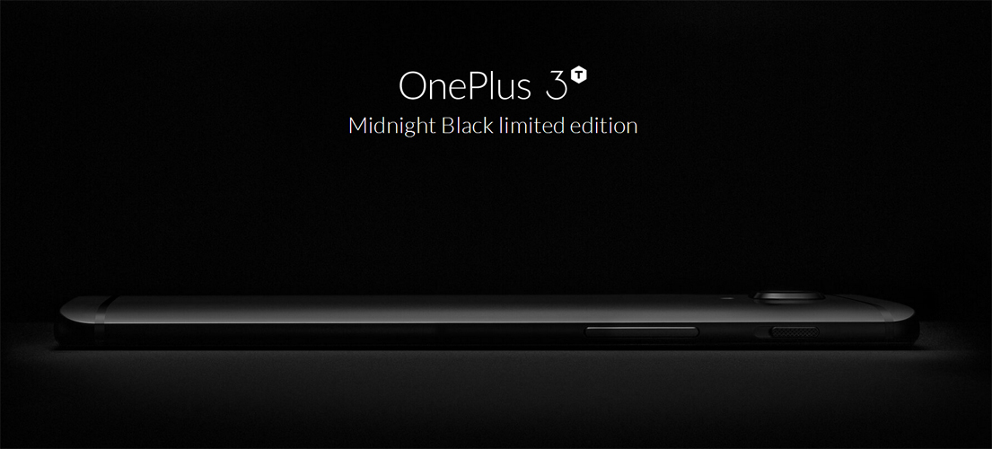 OnePlus 3T Midnight Black limited edition is Now Official