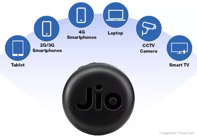 Reliance Launches New JioFi 4G LTE Hotspot in India at Rs.999