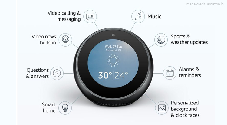Amazon Echo Spot Launched: First Smart Speaker with Video Integration in India