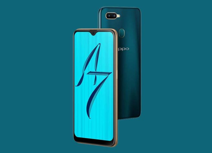 Oppo A7 with Waterdrop Notch Announced in India
