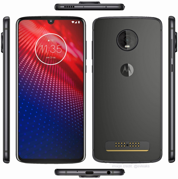 Renders of the Moto Z4 Reveal How the Smartphone Will Look Like